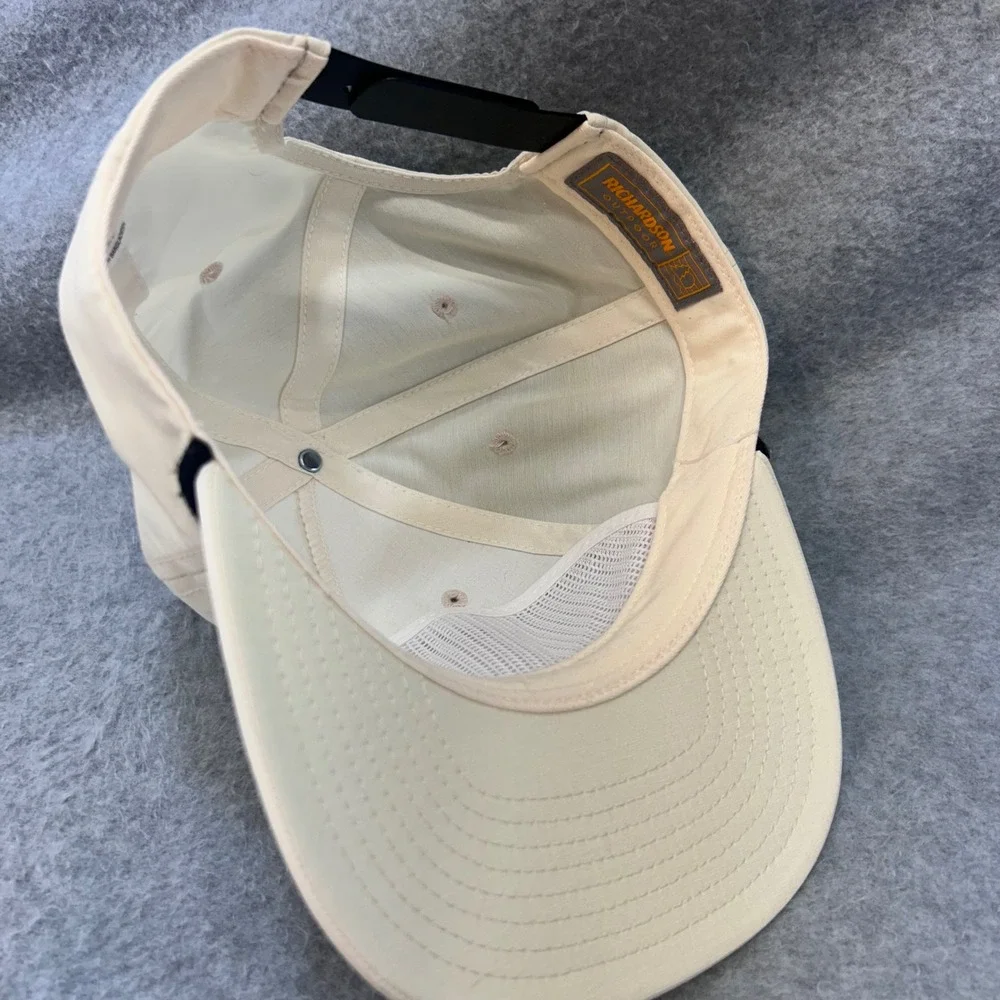 Cardinal Trap Mens Cream Richardson Snapback Hat Rope Detail OSFM 2469